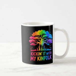 Kickin' It With My Kinfolk Funny Family Reunion  Coffee Mug
