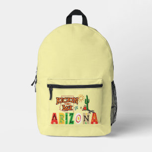 Kicking Back in Arizona Printed Backpack