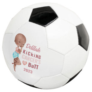 Kicking Cancer's Butt Personalised Soccer Ball