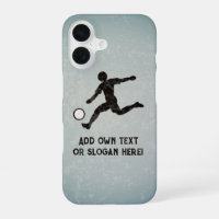 Kicking Football - Soccer Player Scores - own text