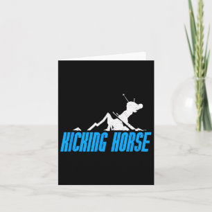Kicking Horse Skiing Snowboarding Canada Resort Di Card