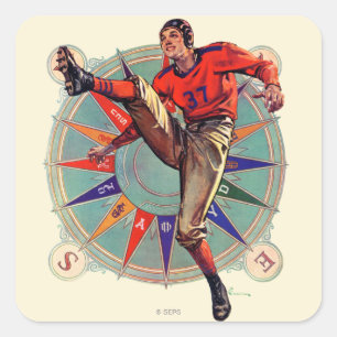 Kickoff Square Sticker