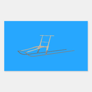 Kicksled Rectangular Sticker