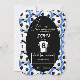 Kickstart the Celebration of 6th birthday Invitation