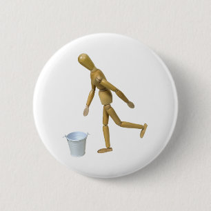 KickTheBucket031910 6 Cm Round Badge