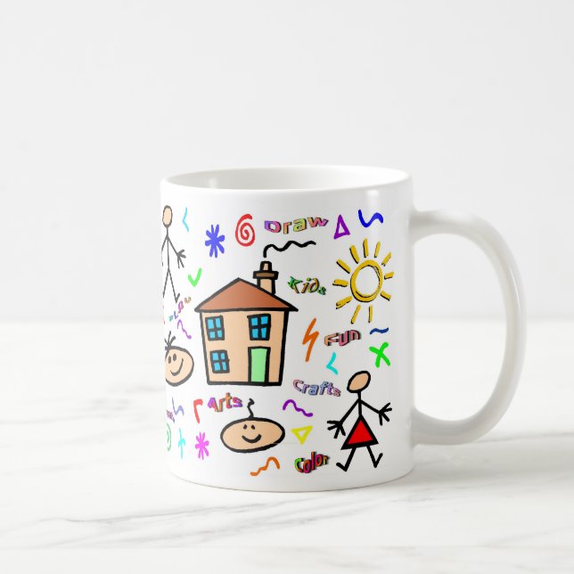 Kid Art Coffee Mug (Right)