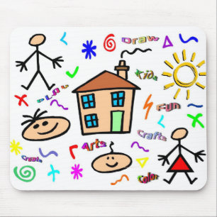 Kid Art Mouse Mat