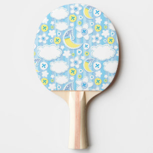 kid background ping pong paddle