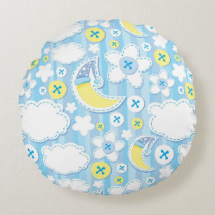 kid background round cushion