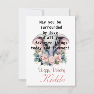 Kid Birthday Flat Card