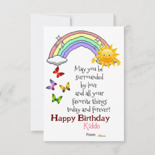 Kid Birthday Flat Card