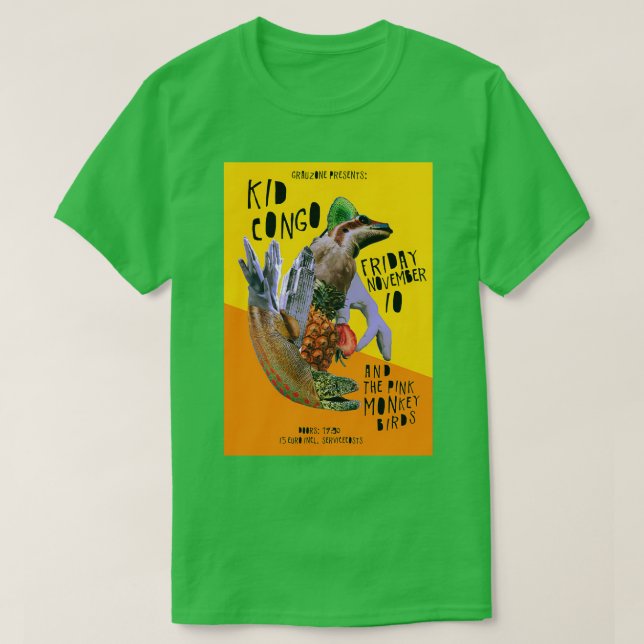Kid Congo T-Shirt (Design Front)
