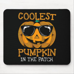 Kid Coolest Pumpkin In The Patch Toddler Kids Boys Mouse Mat
