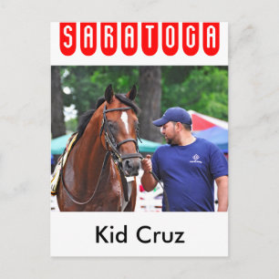 Kid Cruz at Saratoga Postcard