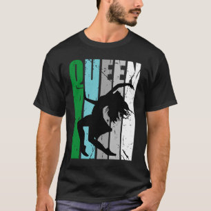 Kid Dance Queen Birthday Colour Princess Distresse T-Shirt