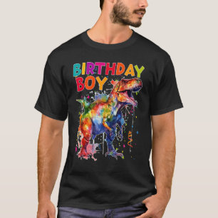 Kid Dino It s My Birthday Boy Dinosaur Rawr I m A  T-Shirt