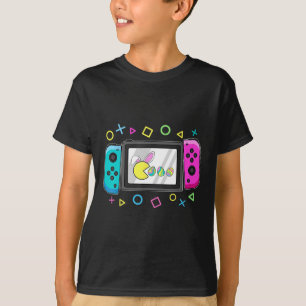 Kid Easter Video Game Eating Bunny Eggs Gamer Boys T-Shirt