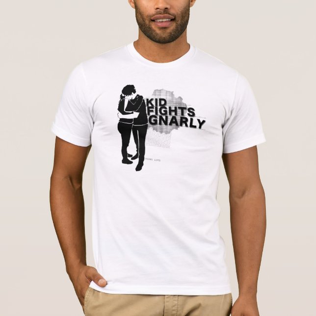 Kid Fights Gnarly | Young Love T-Shirt (Front)