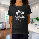 Kid Food Critic Kitchen Utensil and Greenery T-Shirt<br><div class="desc">Kid Food Critic Kitchen Utensil and Greenery T-Shirt. Matching Items Available. Great father/mother and children gift.</div>