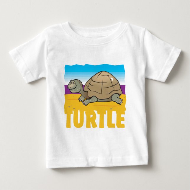 Kid Friendly Turtle Baby T-Shirt (Front)