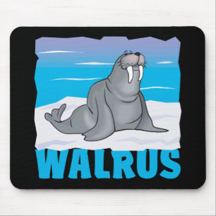 Kid Friendly Walrus Mouse Mat