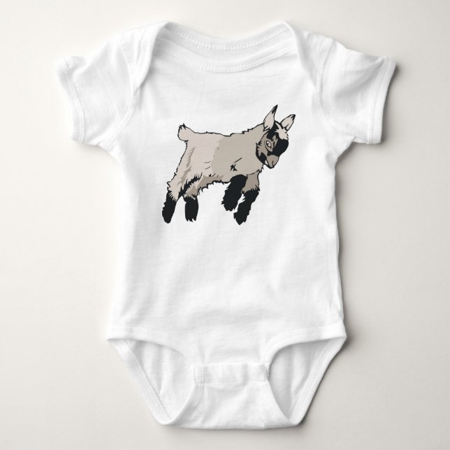 Kid Goat Baby Bodysuit (Front)