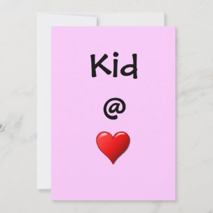 Kid @ Heart Invitation