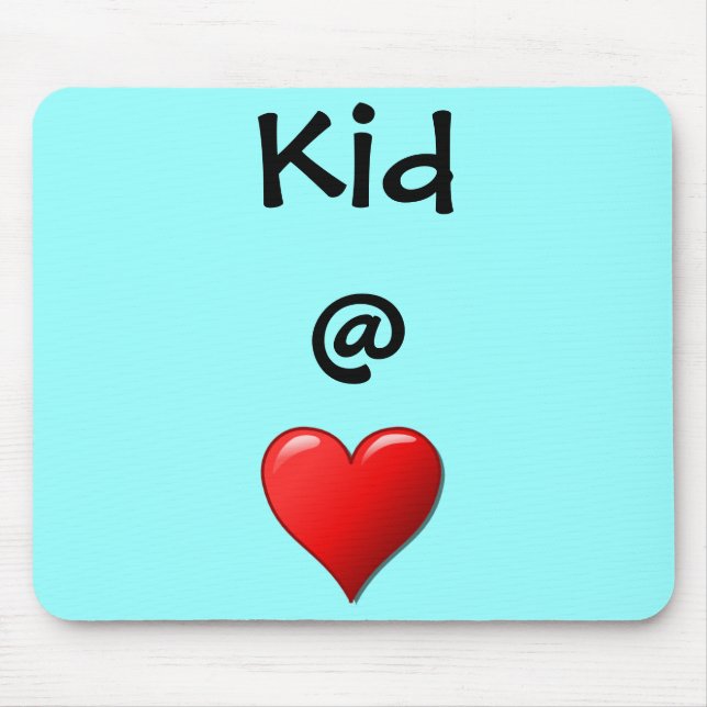 Kid @ Heart Mouse Mat (Front)