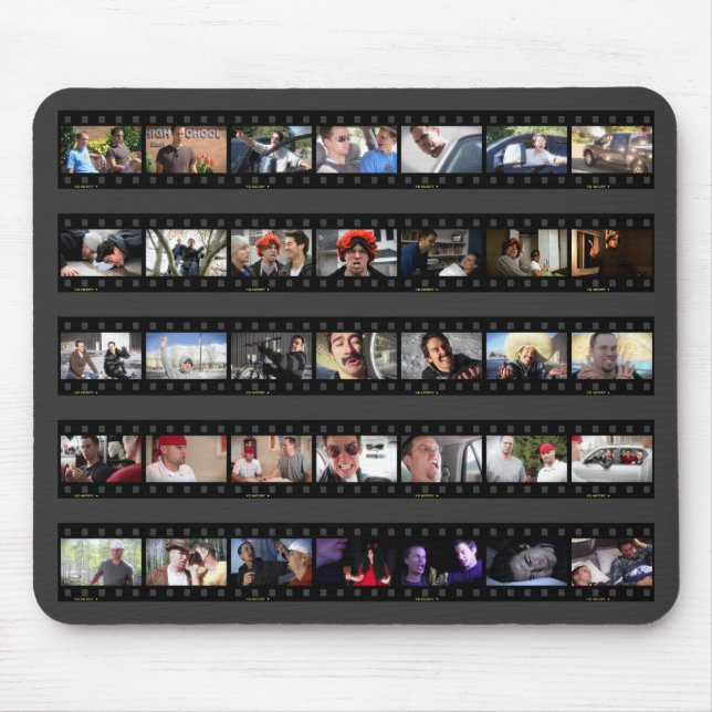 Kid History Filmstrips Mouse Mat (Front)