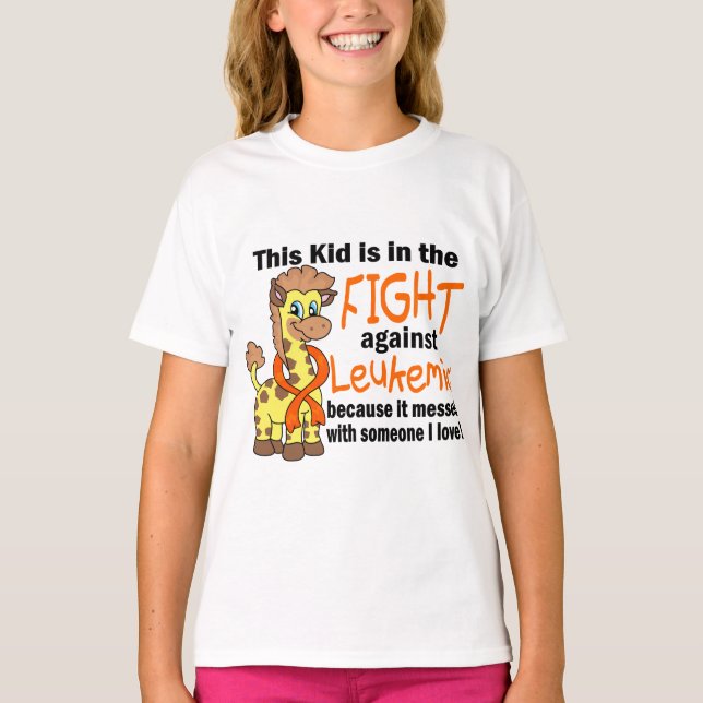 Kid In The Fight Against Leukaemia T-Shirt (Front)