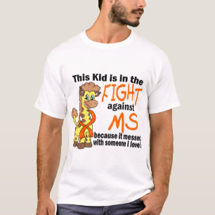 Kid In The Fight Against MS Multiple Sclerosis T-Shirt
