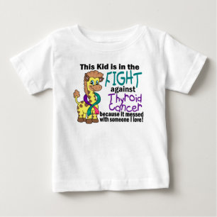 Kid In The Fight Against Thyroid Cancer Baby T-Shirt