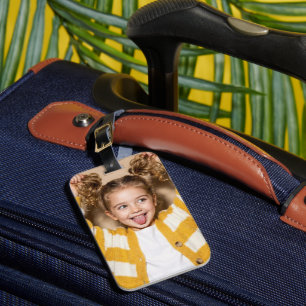 Kid Picture Air Freshener – Personalised Photo Car Luggage Tag