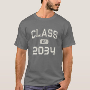 Kid Pre-K First Day Of School Class Of 2034 Grow U T-Shirt