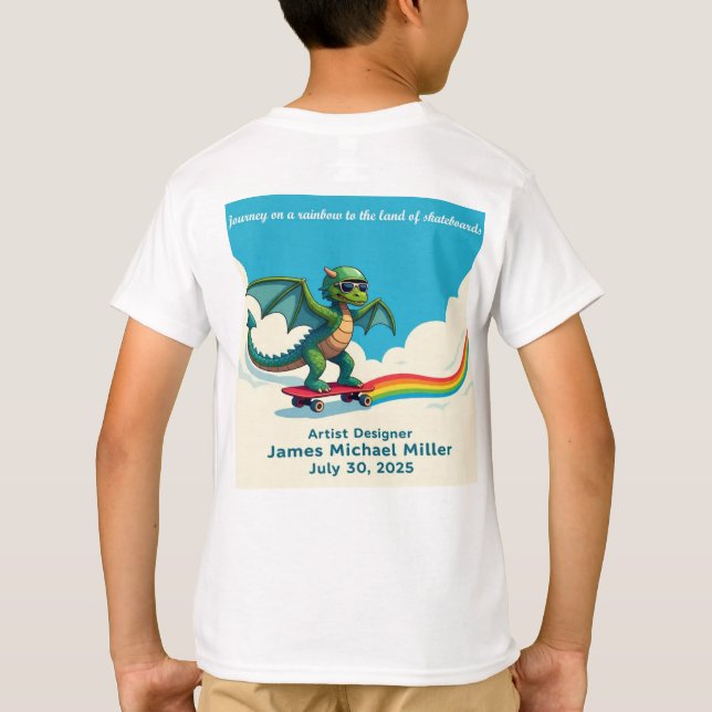Kid Shirt By James Michael Miller 6/30/2024 (Back)