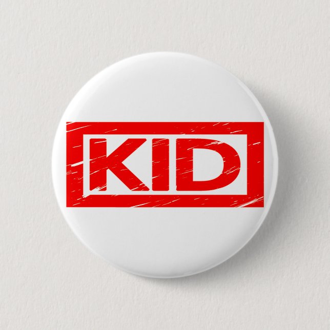 Kid Stamp 6 Cm Round Badge (Front)