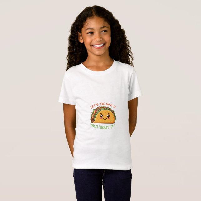 Kid T Shirt designed "Let's Talk About It" (Front Full)