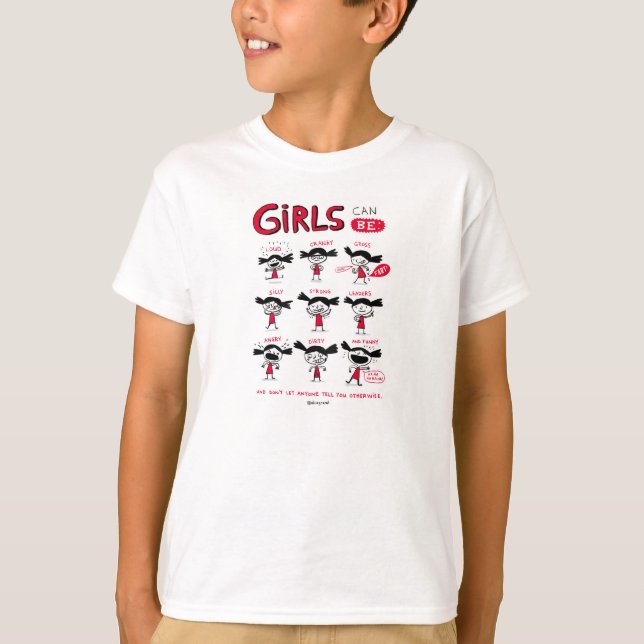 Kid tee-shirt Girls Edge Be T-Shirt (Front)