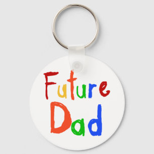 Kid Text Future Dad T-shirts and Gifts Key Ring