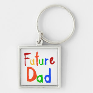 Kid Text Future Dad T-shirts and Gifts Key Ring