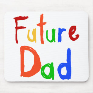Kid Text Future Dad T-shirts and Gifts Mouse Mat