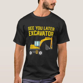 Kid Toddler Excavator Construction Shirt