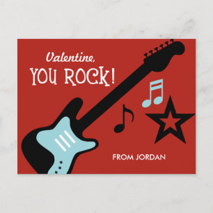 Kid Valentine's Day Card - You Rock