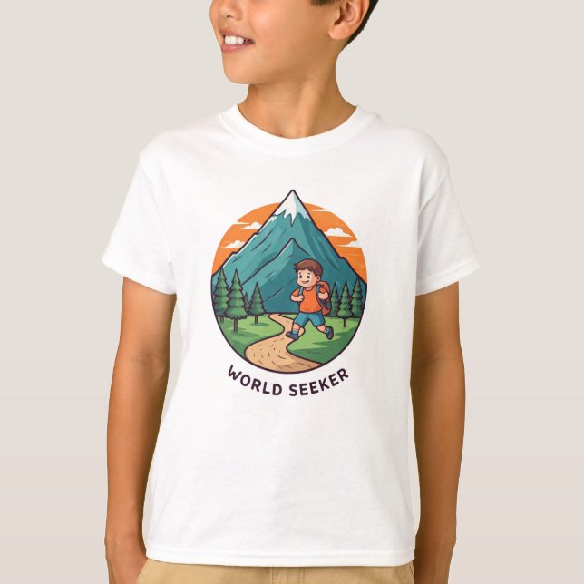 Kid world seeker  T-Shirt (Front)