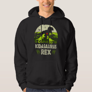Kida Dinosaur T Rex Kidasaurus 2 Kids Family Match Hoodie