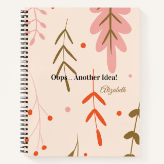 Kida Funny Spiral Notebook – Handwriting Practice