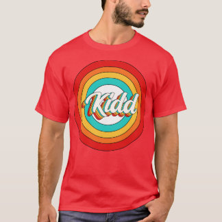 Kidd Name Shirt Vintage Kidd Circle