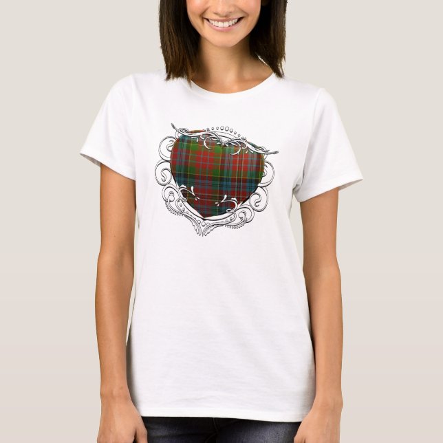 Kidd Tartan Heart T-Shirt (Front)