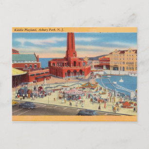 Kiddie Playground, Asbury Park, New Jersey Postcard