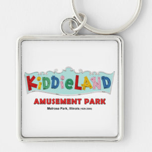 Kiddieland Melrose Park, IL, Text Sign Key Ring